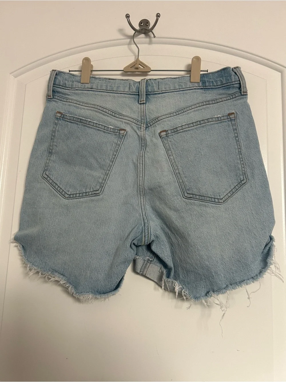 Abercrombie & Fitch The Baggy Short Mid Rise Denim Jorts Size 29/8 Chic 90s boho